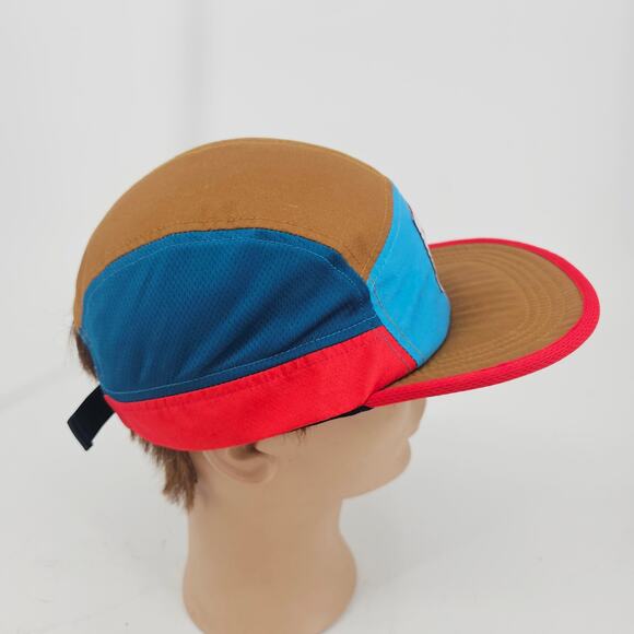 The Hut Medical Team Big Ski Montana Colorblock Flat Brim Hat Cap OS Gorp Cabin - Picture 4 of 6